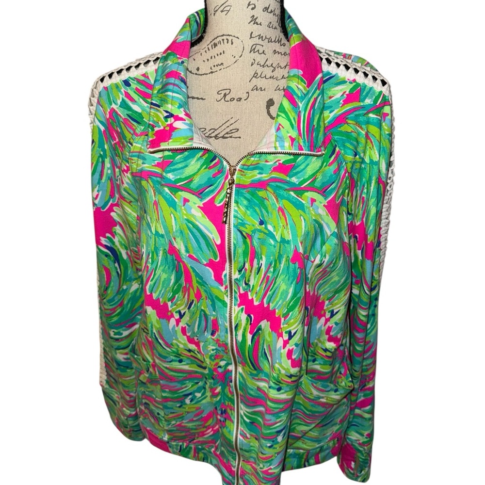 Lilly Pulitzer Brigantine Zip Up Jacket